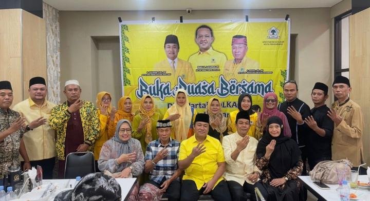 Yulisman Hadiri Buka Bersama Golkar Pekanbaru, Nama Roni Amriel Menguat di Musda